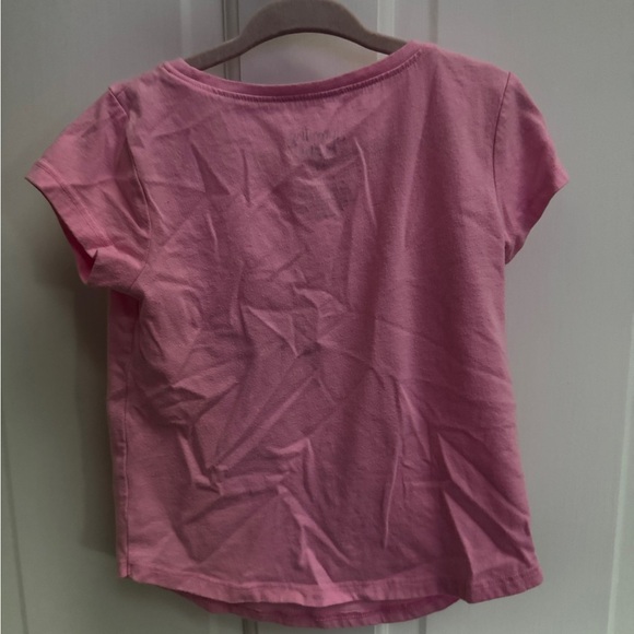 Jumping Beans 3T Pink Unicorn Girls Short Sleeve Top Blouse - Picture 5 of 5